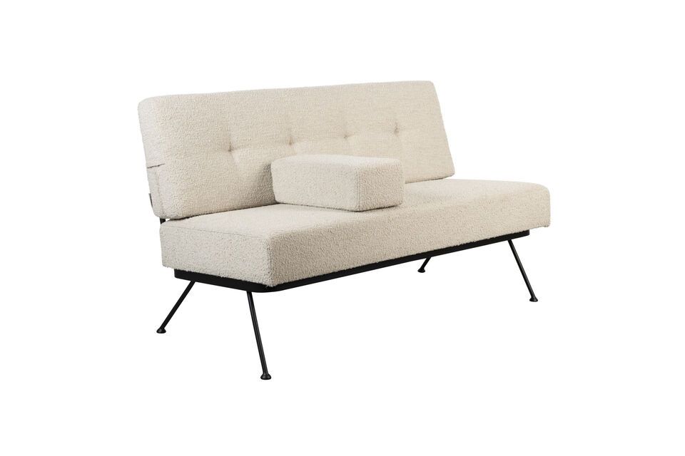 2-Sitzer-Sofa aus beigem Stoff Bowie Zuiver