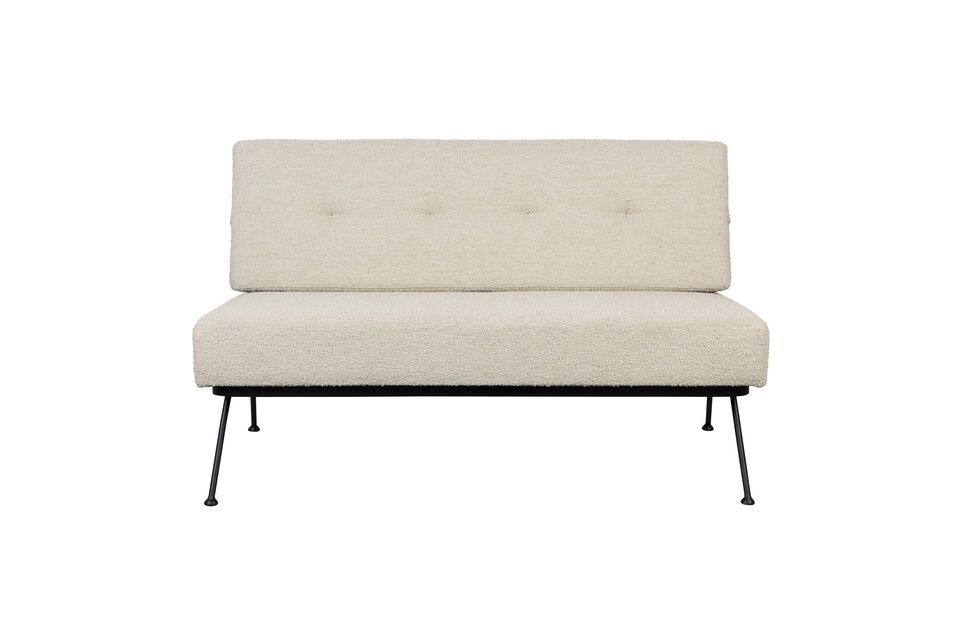 2-Sitzer-Sofa aus beigem Stoff Bowie - 6