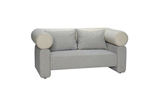 2-Sitzer-Sofa aus grauem Stoff Vera ohne jede Grenze