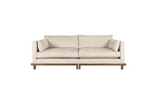 3-Sitzer-Sofa aus beigem Stoff Blossom ohne jede Grenze