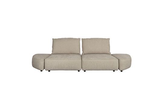 3-Sitzer-Sofa aus beigem Stoff Hunter ohne jede Grenze