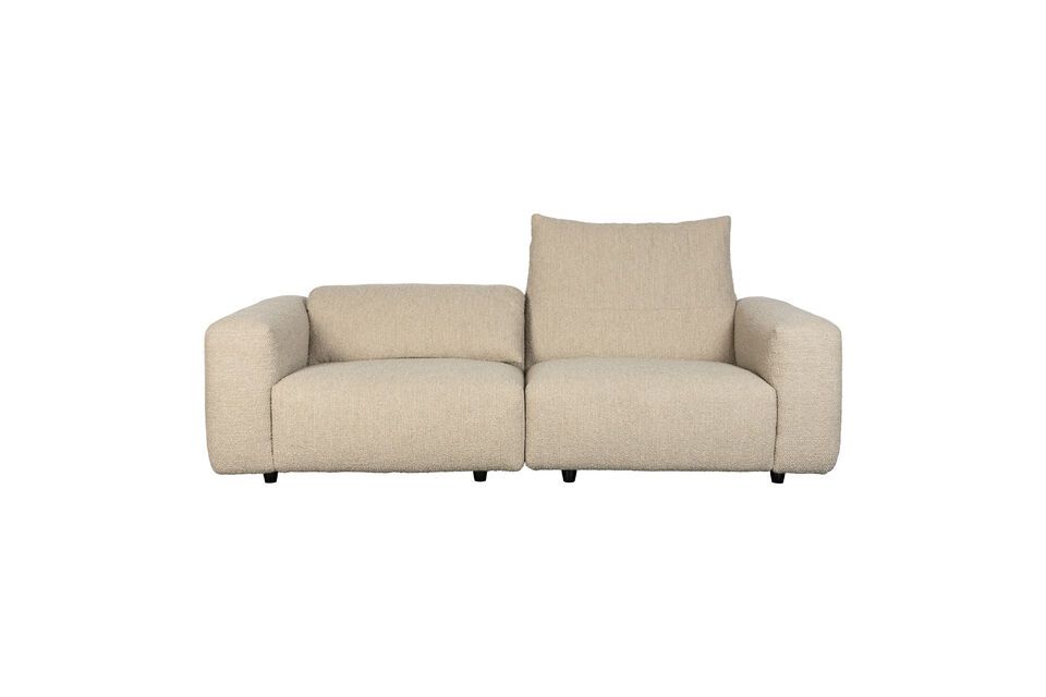 3-Sitzer-Sofa aus beigem Stoff Wings - 8