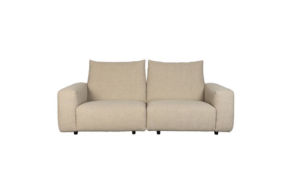 3-Sitzer-Sofa aus beigem Stoff Wings - 9