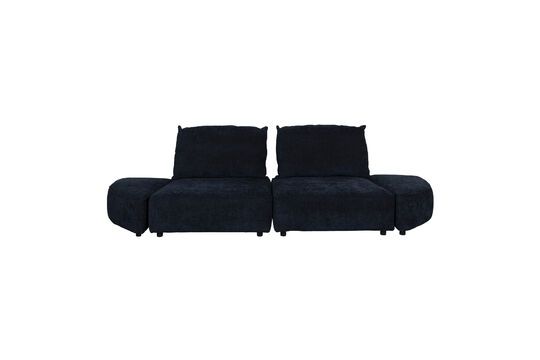 3-Sitzer-Sofa aus blauem Stoff Hunter ohne jede Grenze