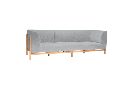 3-Sitzer-Sofa aus grauem Eichenholz Moment ohne jede Grenze