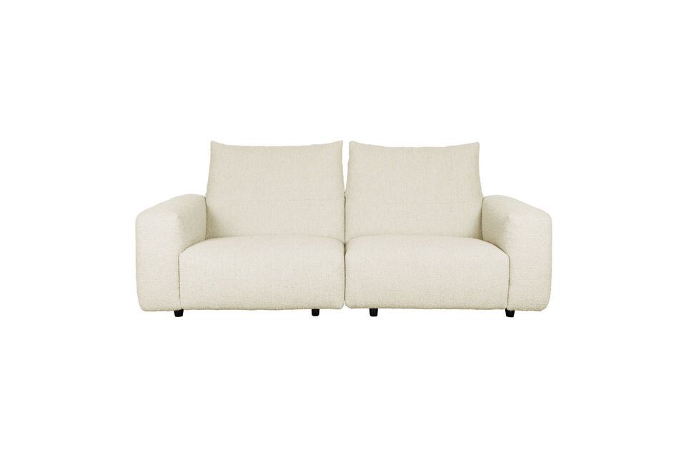 3-Sitzer-Sofa aus weißem Stoff Wings - 2