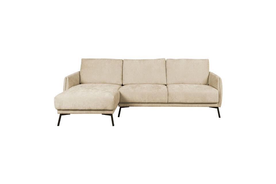 3-Sitzer-Sofa in beigem Stoff Manou DutchBone