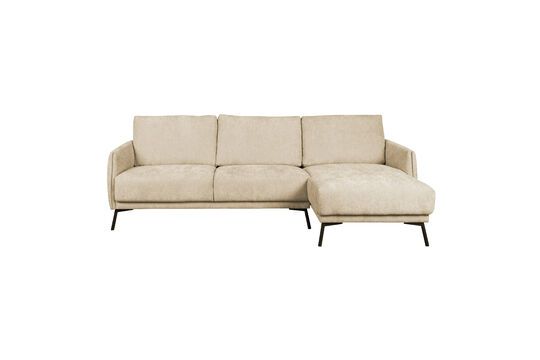 3-Sitzer-Sofa mit beigem Stoff Harper ohne jede Grenze