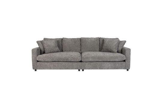 4-Sitzer-Sofa in dunkelgrauem Stoff Sense ohne jede Grenze