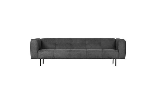 4-Sitzer-Sofa mit dunkelgrauem Stoffbezug Skin
