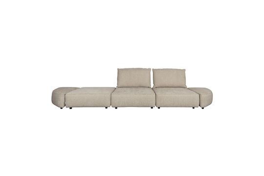 5-Sitzer-Sofa aus beigem Stoff Hunter ohne jede Grenze