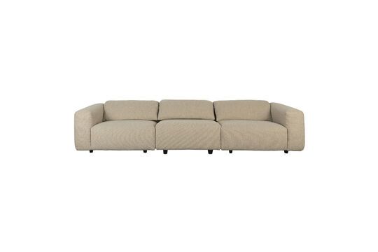 5-Sitzer-Sofa aus beigem Stoff Wings ohne jede Grenze