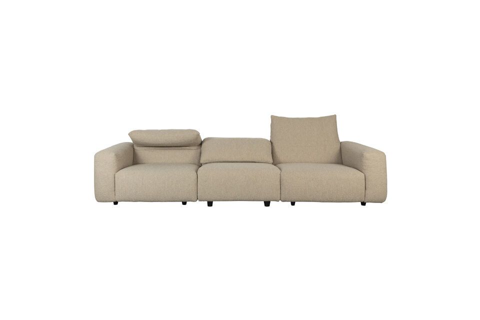 5-Sitzer-Sofa aus beigem Stoff Wings - 4