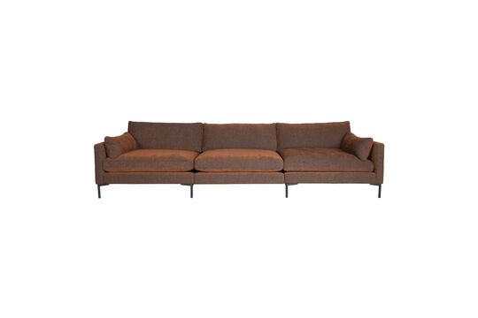 5-Sitzer-Sofa aus braunem Stoff Summer ohne jede Grenze