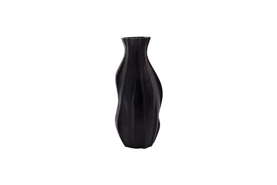 Buddy Vase aus Aluminium Messing schwarz ohne jede Grenze