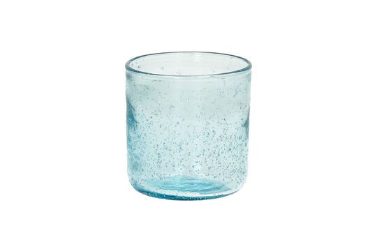 Glas aus hellblauem Vico-Glas ohne jede Grenze