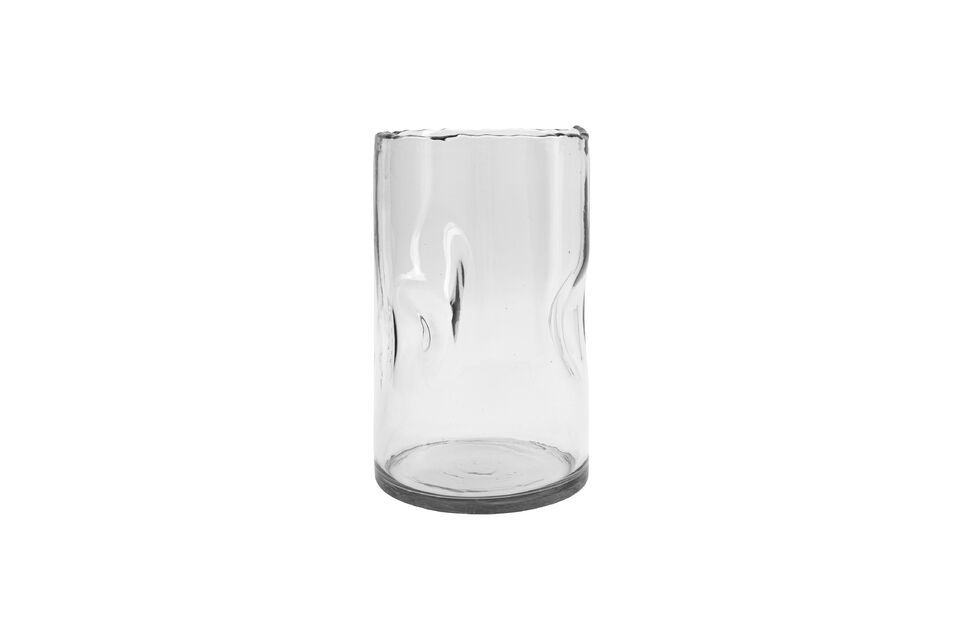 Große Vase aus klarem Glas Clear House Doctor