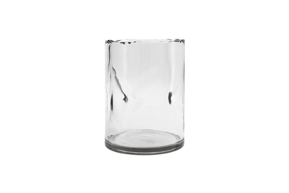 Kleine Vase aus klarem Glas Clear House Doctor