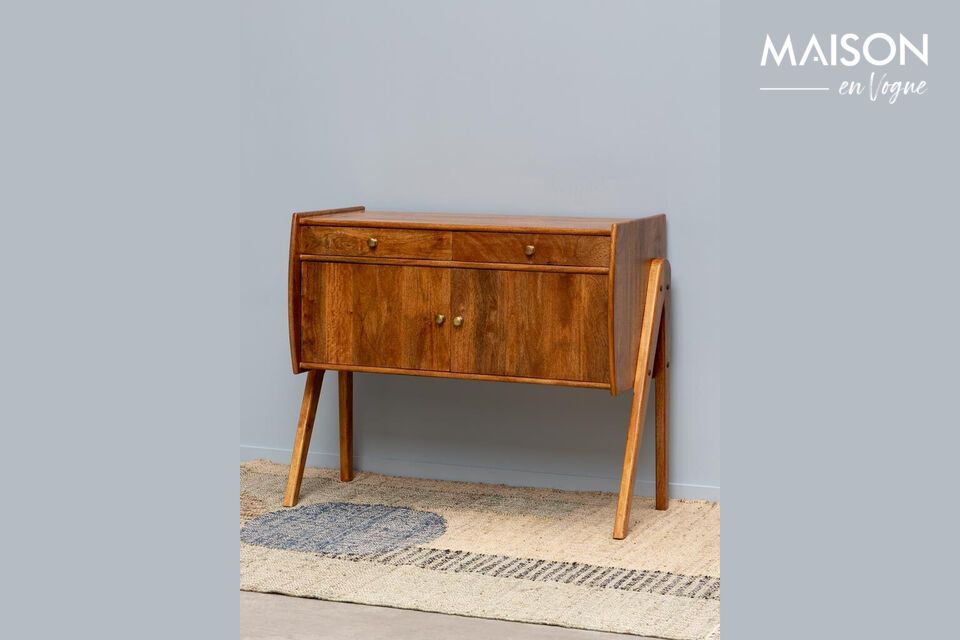 Sideboard aus dunklem Holz Tamino Chehoma