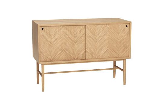 Sideboard aus hellem Eichenfurnier Herringbone ohne jede Grenze