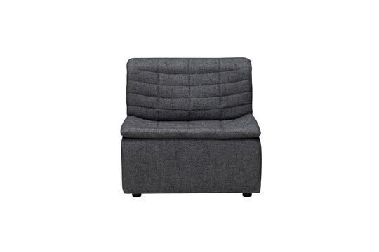 Sofaelement aus grauem Stoff Clide ohne jede Grenze