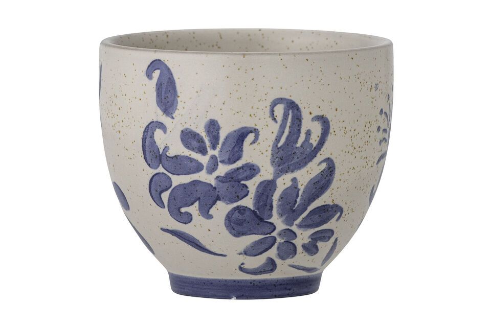 Tasse aus blauem Sandstein Petunia Bloomingville