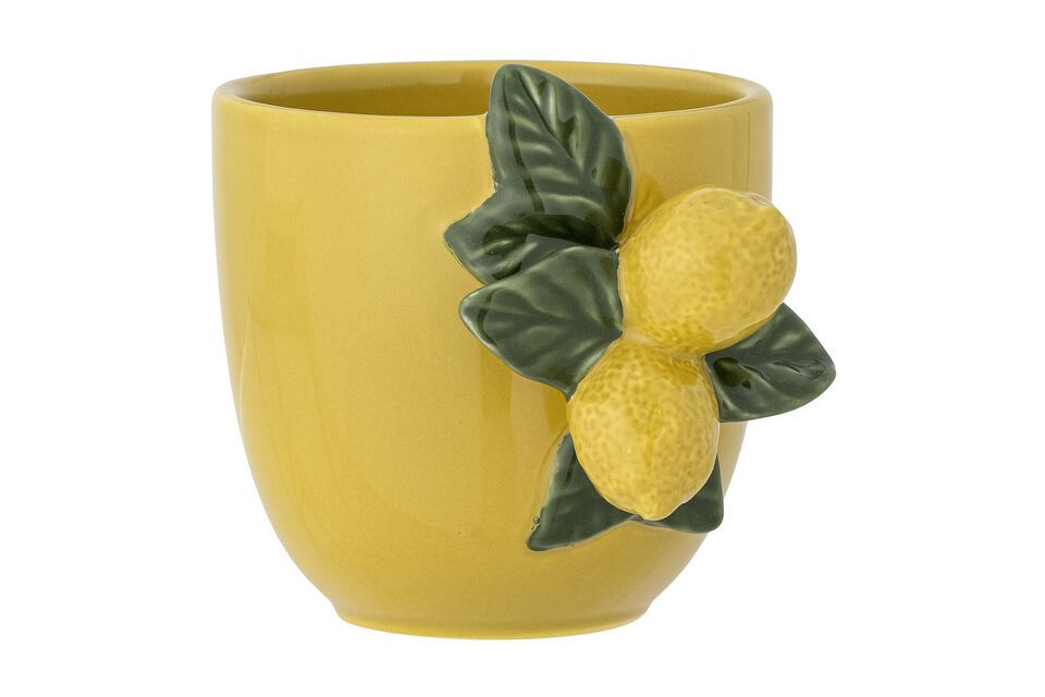 Tasse aus gelbem Sandstein Limone Bloomingville