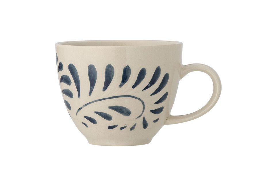 Tasse Heikki aus blauem Steingut Bloomingville