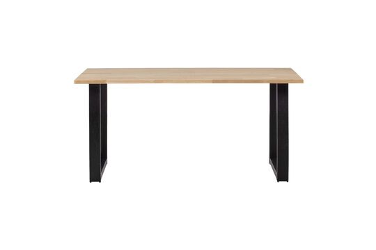 Tisch 180x90 aus massiver Eiche in beige mit U-förmigen Beinen Tablo ohne jede Grenze