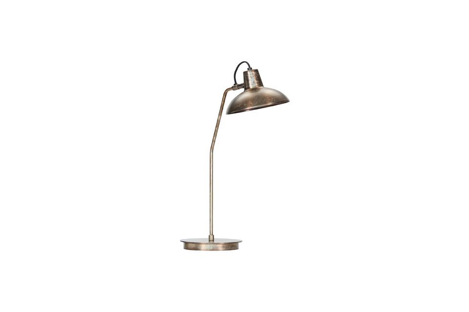 Tischlampe aus braunem Messing Desk House Doctor