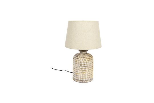 Tischlampe aus Keramik beige Russel ohne jede Grenze