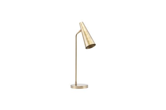 Tischlampe aus Messing gold Precise