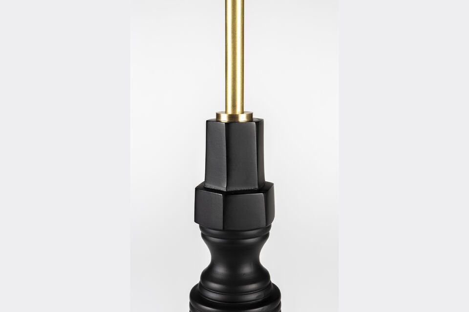 Tischlampe aus schwarzem Aluminium Totem - 8