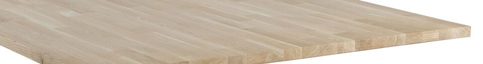 Materialbeschreibung Tischplatte 220x90 aus Holz beige Tablo