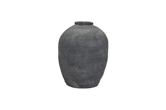 Vase aus grauem Beton Rustik