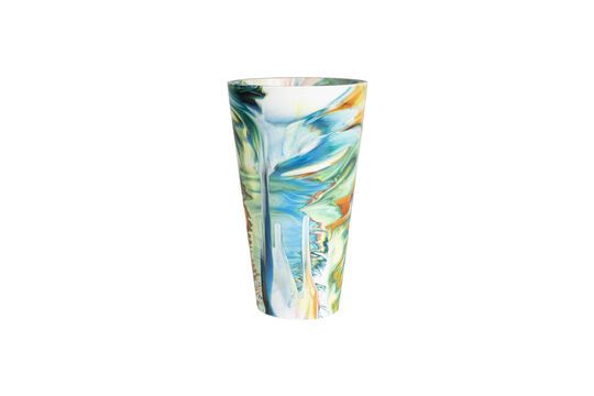Vase aus Harz mehrfarbig 29.5 cm Conic