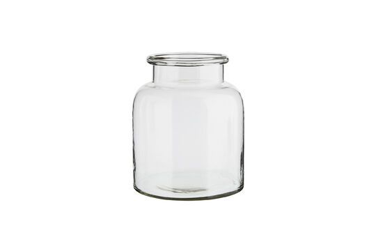 Vase aus klarem Glas H20 Flowper