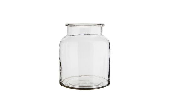 Vase aus klarem Glas H23 Flowper