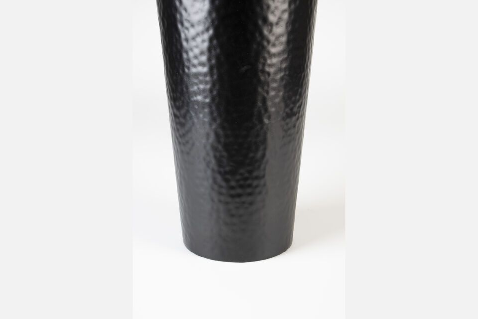 Vase aus schwarzem Stahl 56 cm Dunja - 7