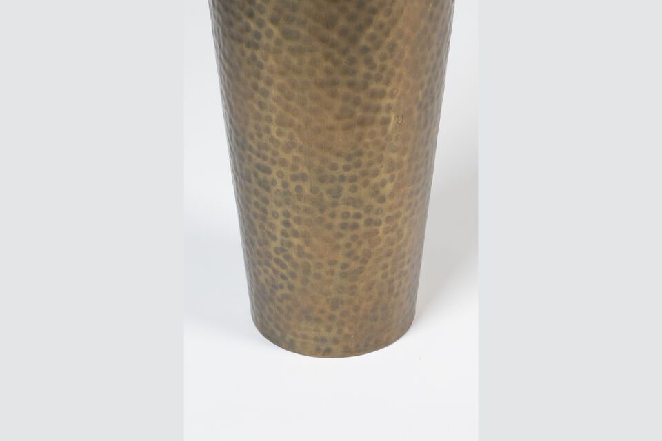 Vase aus vergoldetem Stahl 56 cm Dunja - 10