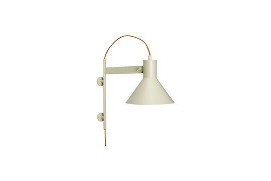 Wandleuchte aus Metall in beige Studio ohne jede Grenze